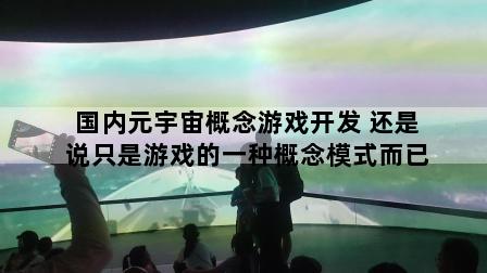 国内元宇宙概念游戏开发 还是说只是游戏的一种概念模式而已
